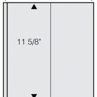 Black Garant Stock Page Per 5-US Plate Strips Black Garant Stock Page Per 5-US Plate Strips