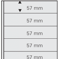 Black Garant Stock Page Per 5-5 Strip Page