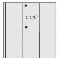 Black Garant Page Per 5-6 Pocket 3-1/4"x5-5/8"