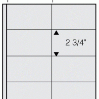 Black Garant Stock Page Per 5-8 Pockets