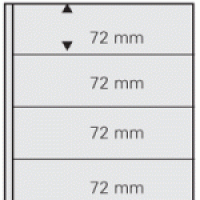Transparent Garant Stock Page Per 5 - 4 Pocket