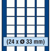 Coin Case for Presidential Dollars in Capsules-Nova Exquisite Drawer w/24 Compartments
