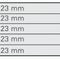 Stamp Auction Approval Cards 5 Strip Black per 10