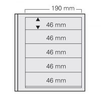 Stamp Album Pages - Dual Blank Page 5 Strips Per 5