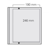 Stamp Album Pages-Dual Blank Page 1 Pocket Per 5 for Mini Sheets