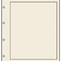 Collecto Cream Blank Page Black Border - Per 10