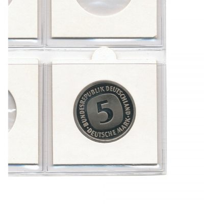 2-5/8" X 2-5/8" Coin Holders 48.0 mm - Self Adhesive
