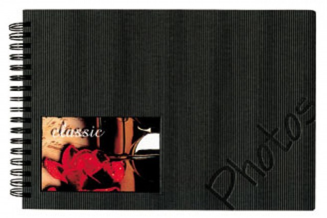 Spiral Photo Album "Elegance"-Black Spiral Photo Album "Elegance"-Black
