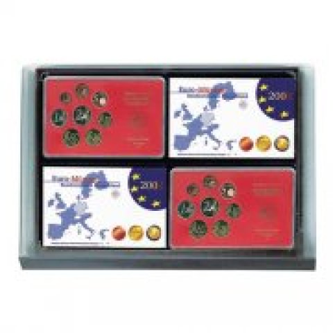 Coin Collection Storage Drawer w/4 Compartments For Coin Proof Sets Coin Collection Storage Drawer w/4 Compartments For Coin Proof Sets