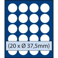 Coin Case - Nova Exquisite Drawer w/ 20 Compartments for Half Dollars in Capsules