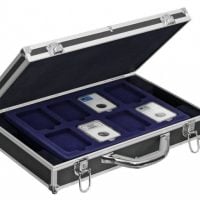 Coin Slab Box Aluminum Carrying For Certified Slabs