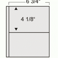 Compact Page Heavyweight - 2 Pocket per 10 for Large Postcards/Covers