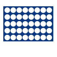 Coin Tray For 40 Coins up to 26mm (1") dia Coin Tray For 40 Coins up to 26mm (1") dia