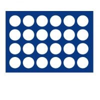 Coin Tray For 24 Morgans or Coins up to 38mm (1-1/2") dia Coin Tray For 24 Morgans or Coins up to 38mm (1-1/2") dia