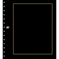 Classic Black Blank Page With Gold Border Per 10