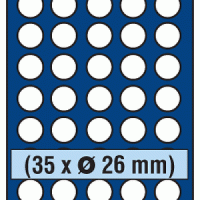 Nova Tray Insert Only With 35 Round Compartments to 26mm (1")