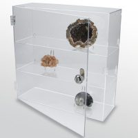 Rock Collection Display Case Acrylic Glass Curio 9-1/2"