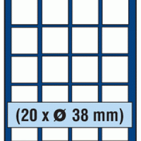 Nova Tray Insert Only With 20 Compartments to 38.5mm (1-1/2")