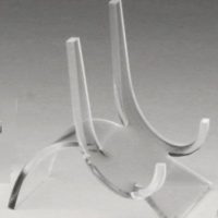 Mineral Display Stands-Curved Back Easel-Large 3"