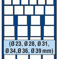 Nova Tray Insert Only With 27 Mixed Size Compartments