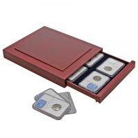 Coin Slab Box for 6 Slabs-Graded Coins-Nova Exquisite Drawer