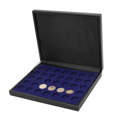Leather Coin Case for 20 Morgan Silver Dollars or Other Coins to 38.5mm