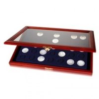 Wooden & Glass Top Coin Display Cases