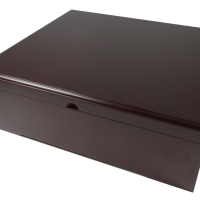 Coin Slab Box Wood - Empty for 12 Slab Case