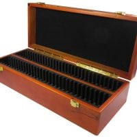 Coin Slab Box Wood for 60 Certified Coins