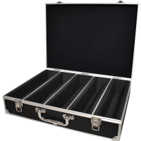 Aluminum Case for 100 slabs open